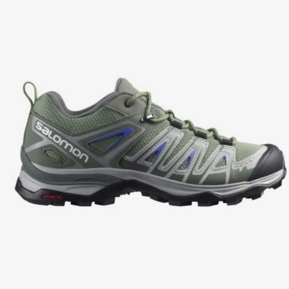Salomon X Ultra Pioneer Aero womens hiking shoe Green grey